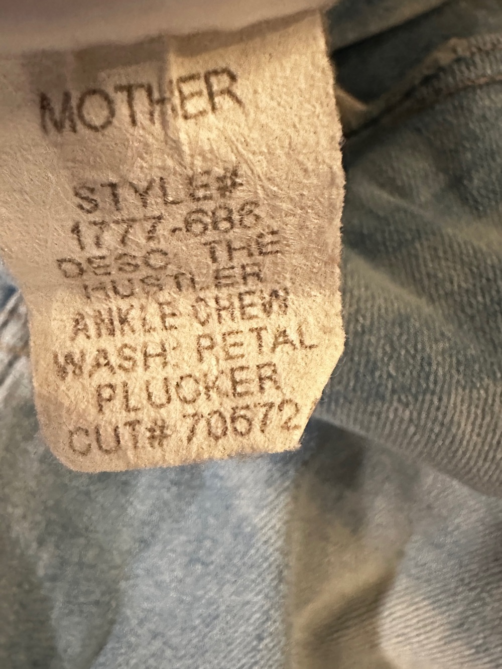 Mother The Hustler Ankle Chew in Petal Plucker Size 29 - Picture 9 of 11